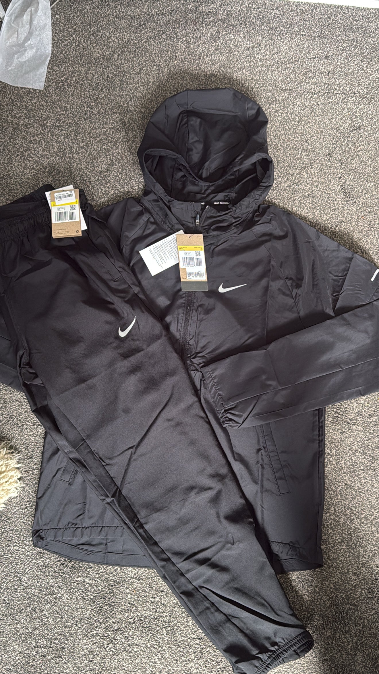NIKE MILER TRACKSUIT BLACK